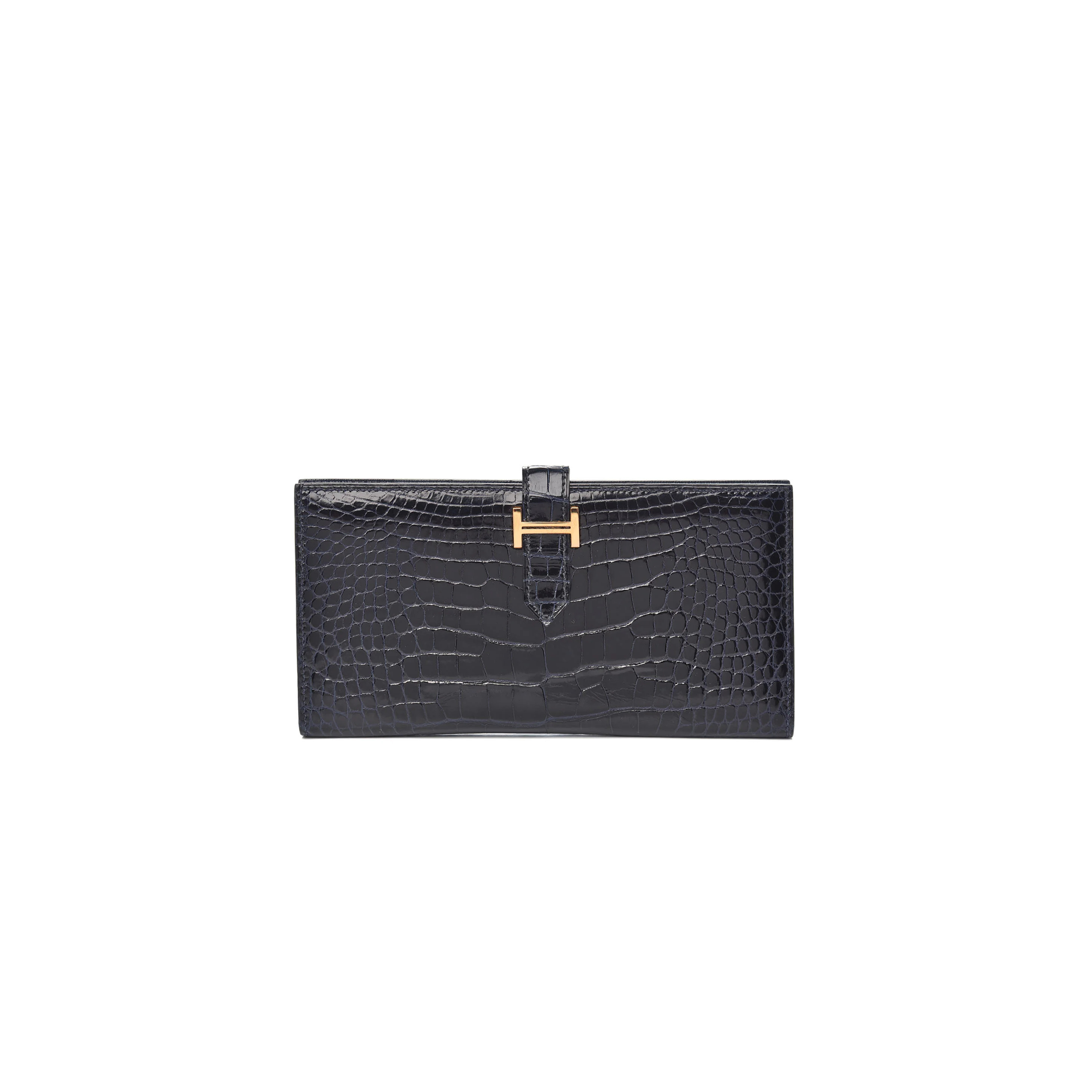 H**me5 matser shiny alligator bearn wallet (17.5*9cm)